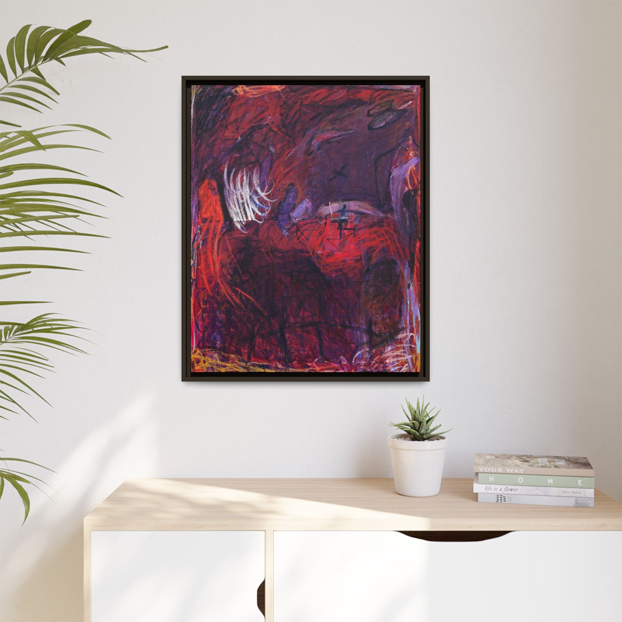 Night with Forms Flying Print