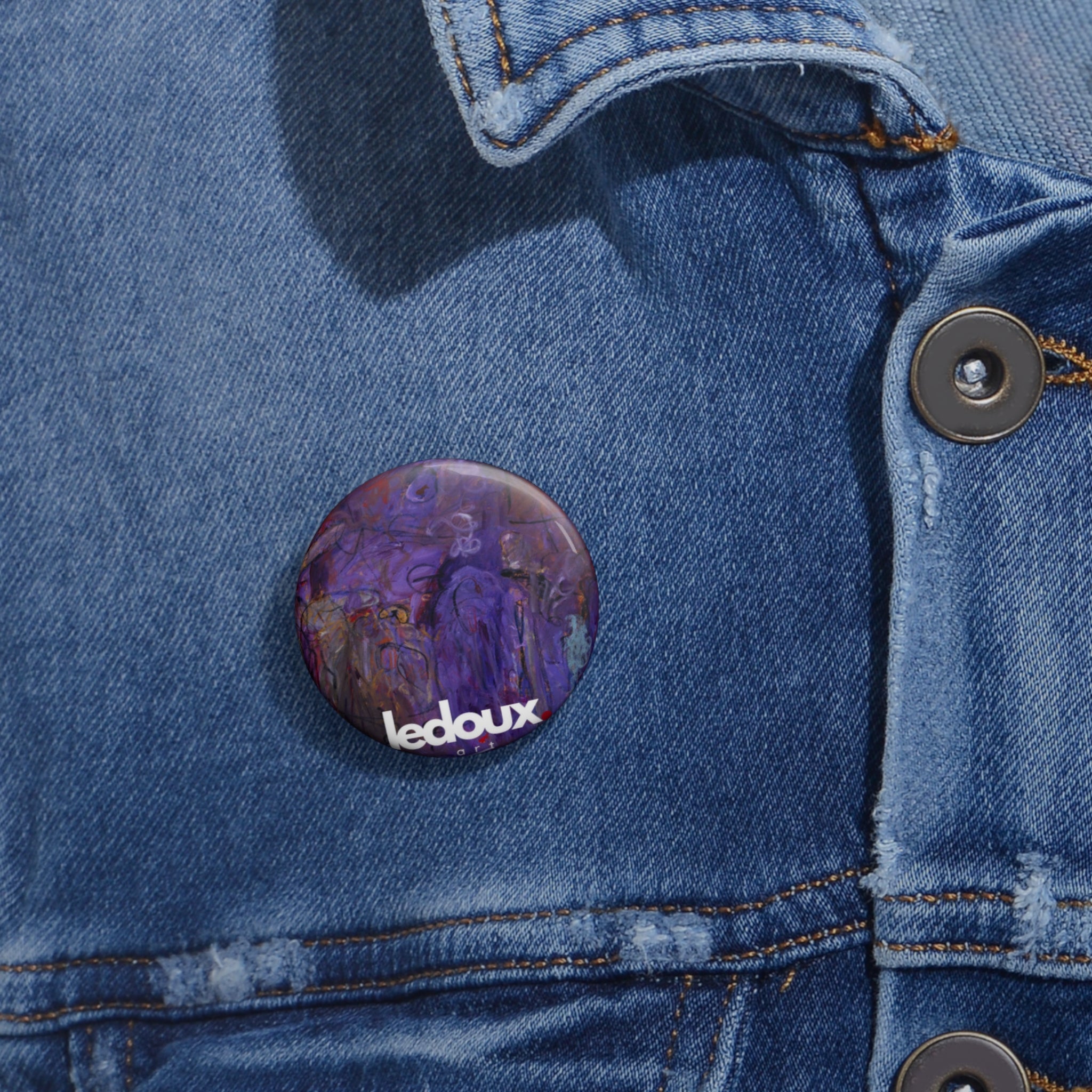 LeDoux Art™ Pin Buttons