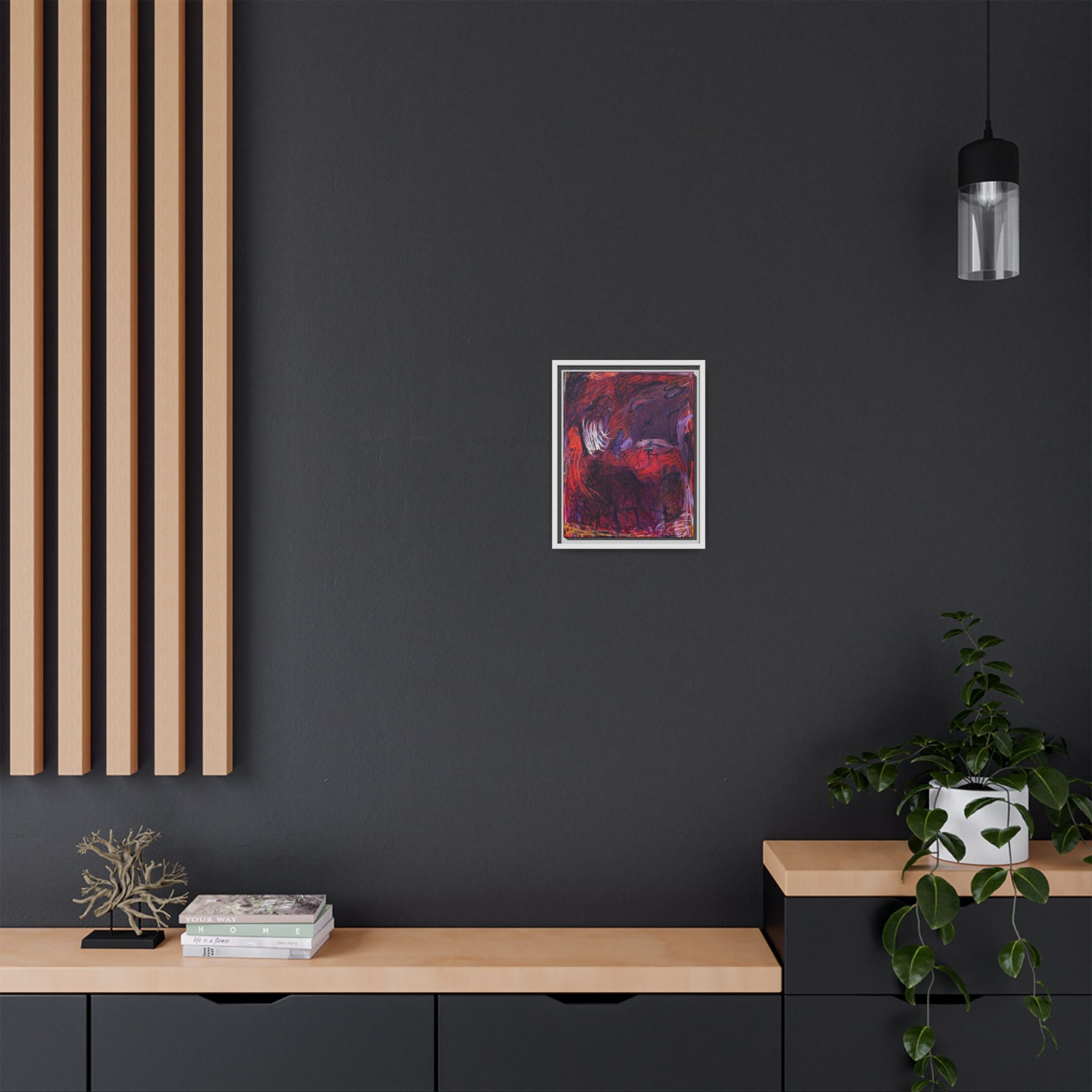 Night with Forms Flying Print