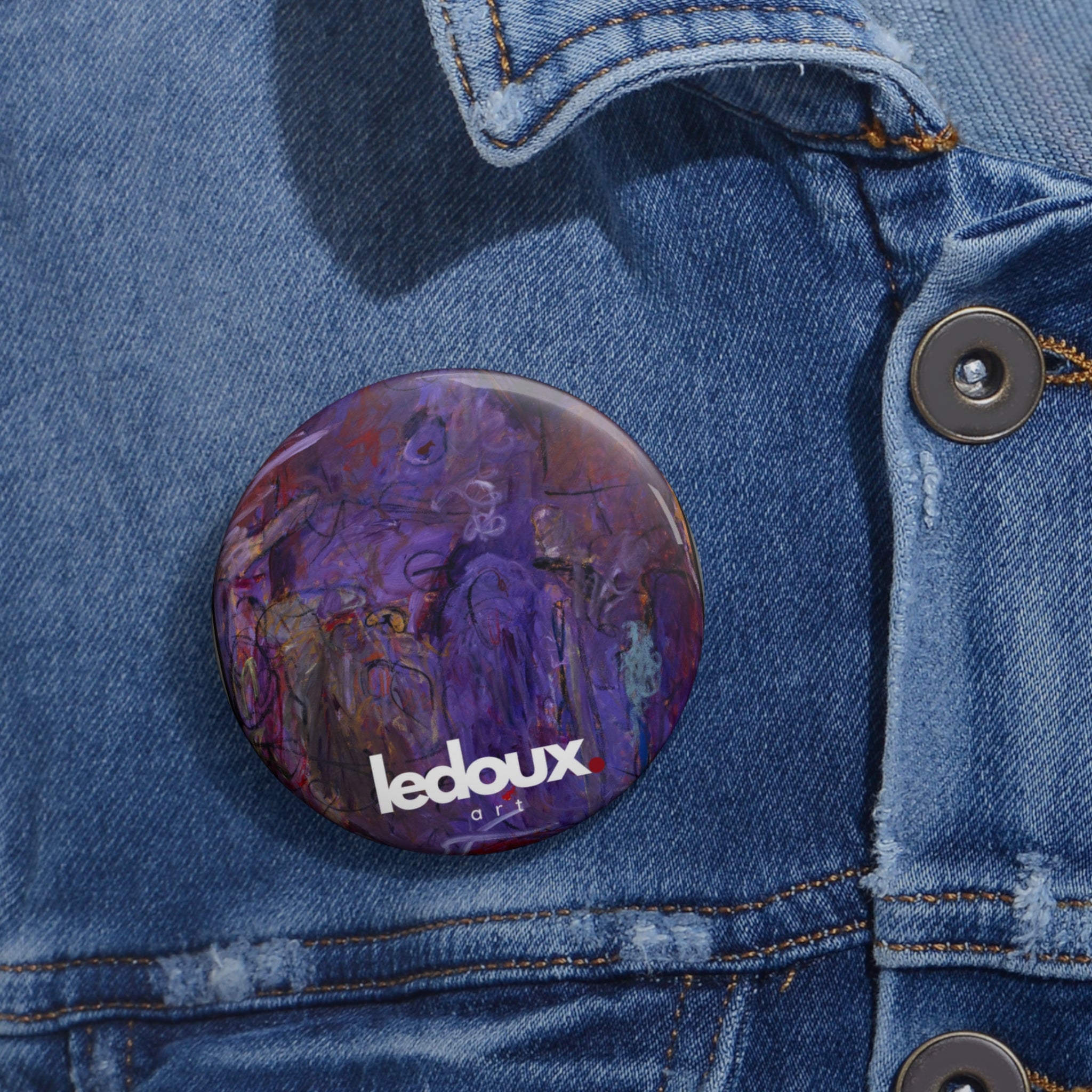 LeDoux Art™ Pin Buttons