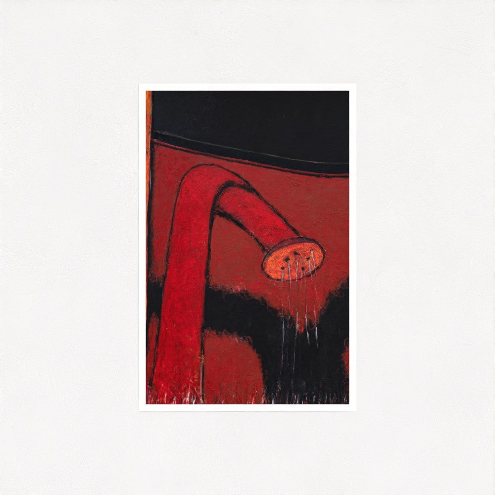 The Big Red Rolled Print