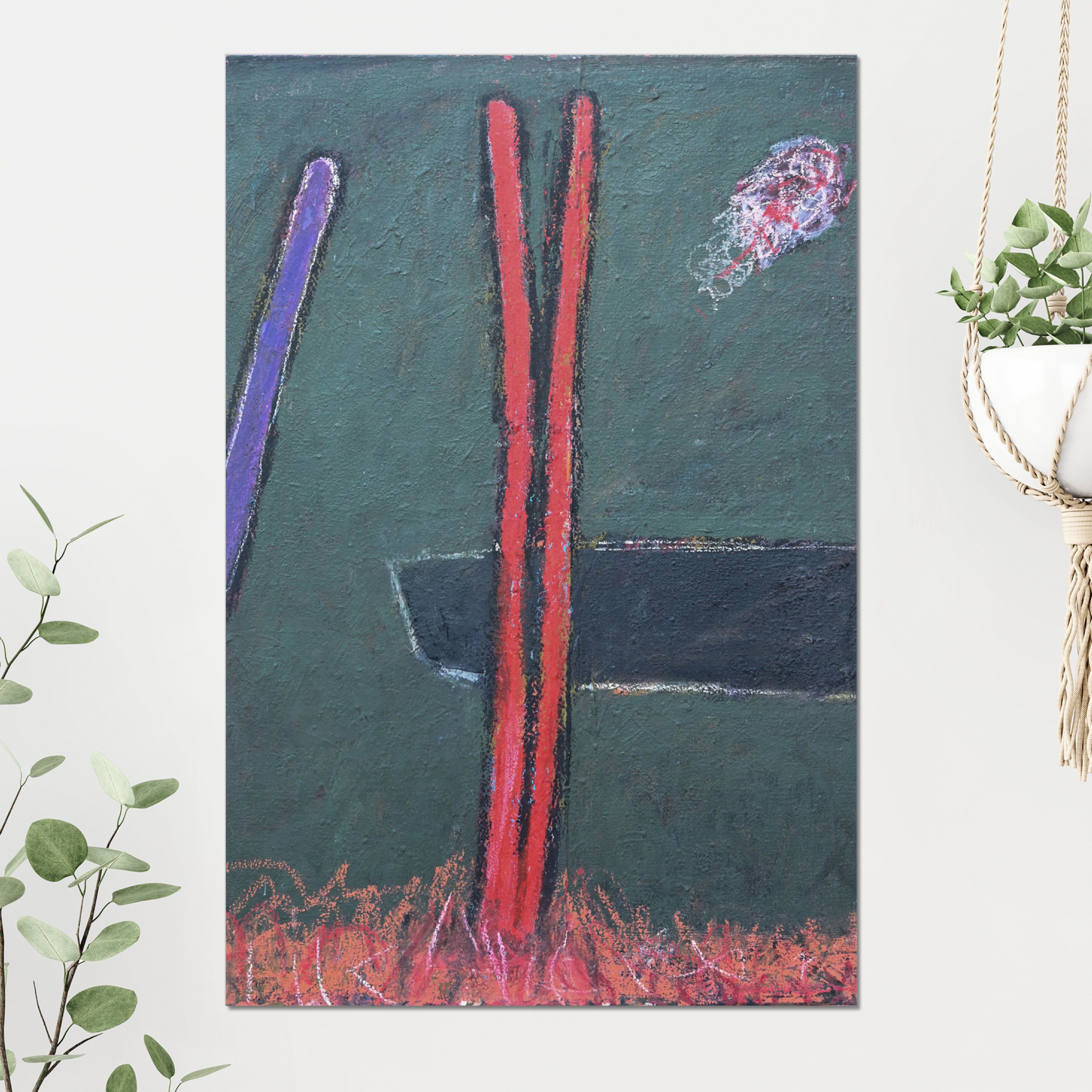 Scissor Rolled Print
